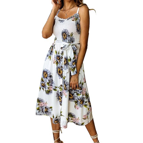 women summer strap flower floral bodycon long dress for women high waist bohemian beach party dresses dress clothing new, Black;gray
women summer strap flower floral bodycon long dress for women high waist bohemian beach party dresses dress clothing new, Black;gray