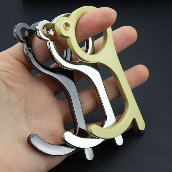 anti-epidemic anti-contact key chain anti-bacterial sanitation non-contact door opener metal pendant anti-epidemic key chain, Silver
anti-epidemic anti-contact key chain anti-bacterial sanitation non-contact door opener metal pendant anti-epidemic key chain, Silver