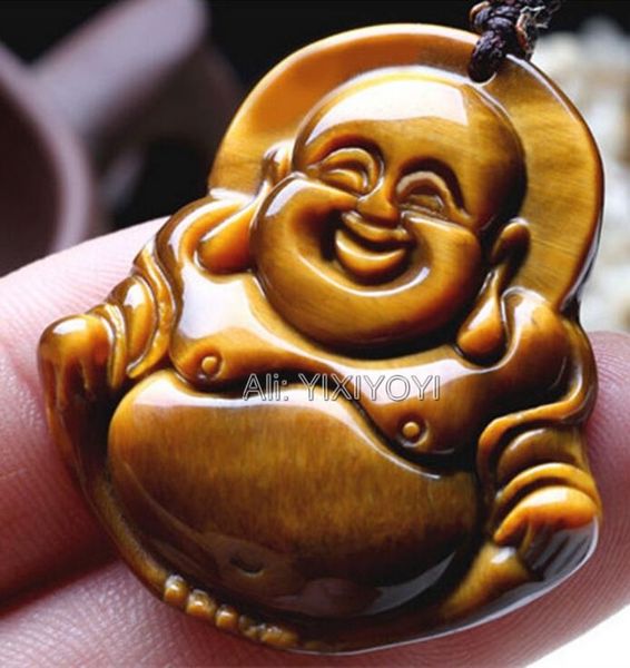 beautiful chinese natural crystal tiger eye carved laughing buddha blessing lucky pendant + rope necklace charming fine jewelry, Silver
beautiful chinese natural crystal tiger eye carved laughing buddha blessing lucky pendant + rope necklace charming fine jewelry, Silver