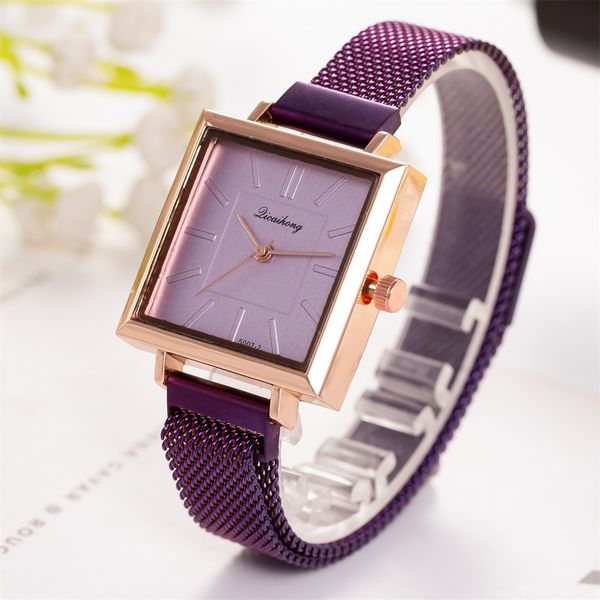brand alloy magnet buckle women bracelet watch contracted leather crystal wristwatches women dress ladies quartz clock, Slivery;brown
brand alloy magnet buckle women bracelet watch contracted leather crystal wristwatches women dress ladies quartz clock, Slivery;brown