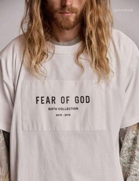 mens tshirts designer loose round neck fashion fear of god tees short sleeve male fog white patch, White;black
mens tshirts designer loose round neck fashion fear of god tees short sleeve male fog white patch, White;black