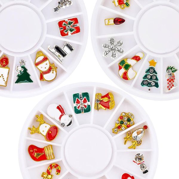 nail art decorations zinxin 12pcs grid christmas wheel glitter rhinestone box red 3d metal alloy jewelry nails snow santa claus, Silver;gold
nail art decorations zinxin 12pcs grid christmas wheel glitter rhinestone box red 3d metal alloy jewelry nails snow santa claus, Silver;gold