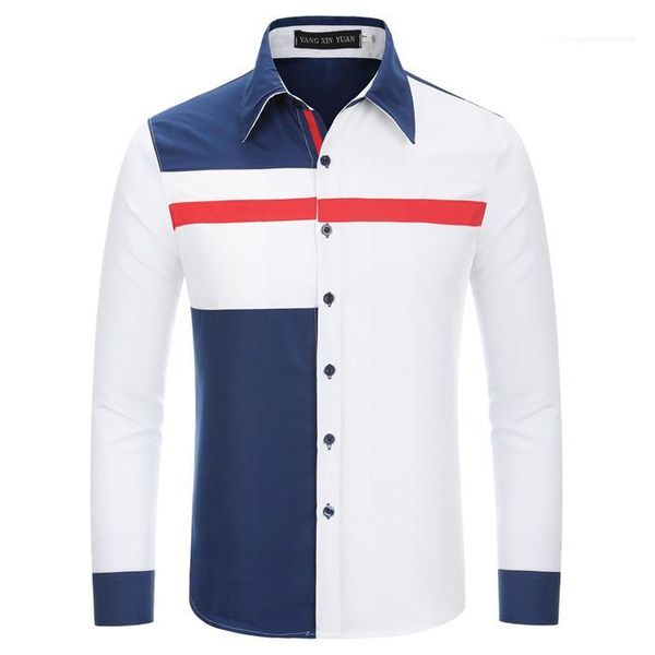 designer colorful casual shirts lapel neck long sleeve homme clothing fashion style casual apparel mens autumn, White;black
designer colorful casual shirts lapel neck long sleeve homme clothing fashion style casual apparel mens autumn, White;black
