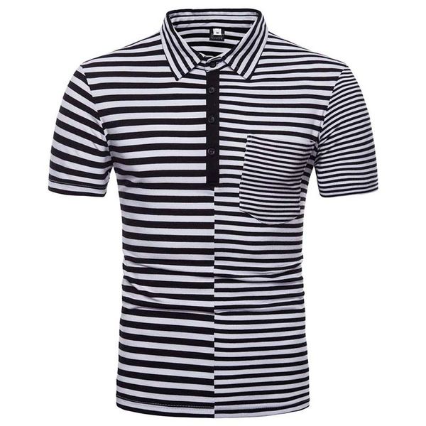 e-baihui men polo shirt 2019 summer men business casual white black striped short sleeve polo shirt pure work clothes polos
e-baihui men polo shirt 2019 summer men business casual white black striped short sleeve polo shirt pure work clothes polos