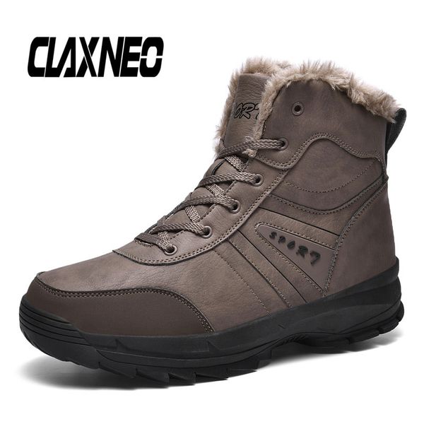claxneo man snow boots plush fur warm male winter shoe high men's walking footwear big size, Black
claxneo man snow boots plush fur warm male winter shoe high men's walking footwear big size, Black