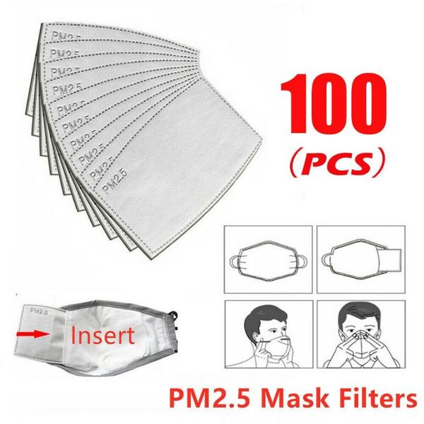 100pcs filter pm2.5 m/ask dust respirator activated carbon pad against pollution breathable maskes printing fabric face cover, Black 
100pcs filter pm2.5 m/ask dust respirator activated carbon pad against pollution breathable maskes printing fabric face cover, Black