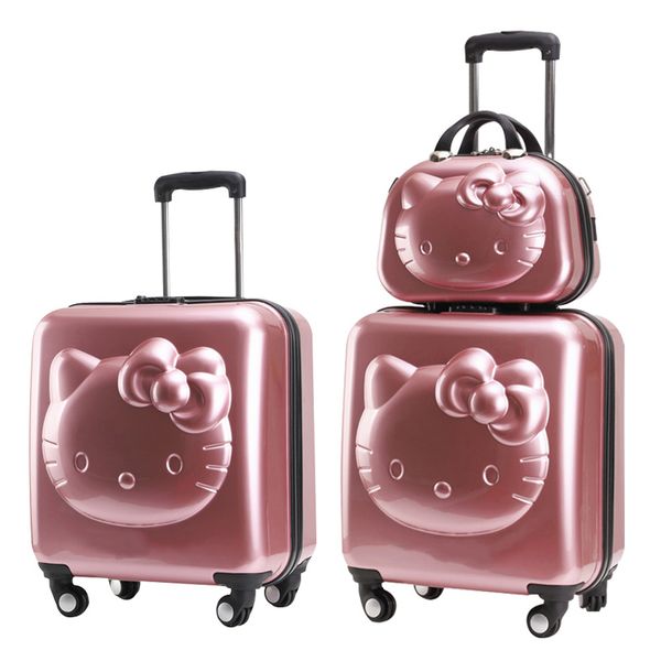hello kitty lovely 2pcs/set cosmetic bag trolley suitcase women girls travel rolling luggage makeup box 18/20/24 inch
hello kitty lovely 2pcs/set cosmetic bag trolley suitcase women girls travel rolling luggage makeup box 18/20/24 inch