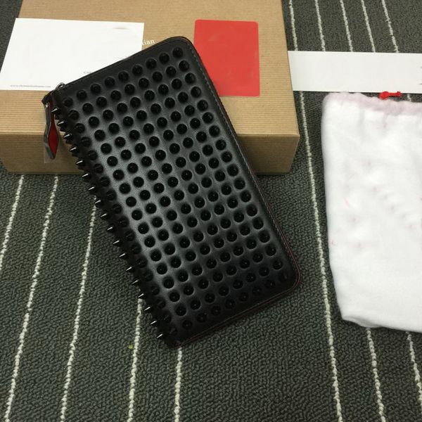 2020 new men long style panelled spiked clutch women's patent genui leather mixed color rivets bag clutches lady long purses with spike, Red;black
2020 new men long style panelled spiked clutch women's patent genui leather mixed color rivets bag clutches lady long purses with spike, Red;black