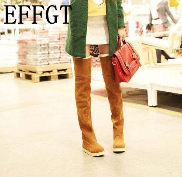 effgt 2017 winter fashion explosion models snow boots women knee high boots heavy-bottomed shoes female zapatos mujer, Black
effgt 2017 winter fashion explosion models snow boots women knee high boots heavy-bottomed shoes female zapatos mujer, Black