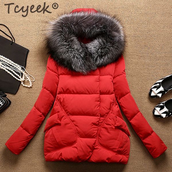 tcyeek 2019 new 90% duck down jacket + large fur hooded long sleeve winter coat female korean thick warm coats hiver yrf6608, Black
tcyeek 2019 new 90% duck down jacket + large fur hooded long sleeve winter coat female korean thick warm coats hiver yrf6608, Black