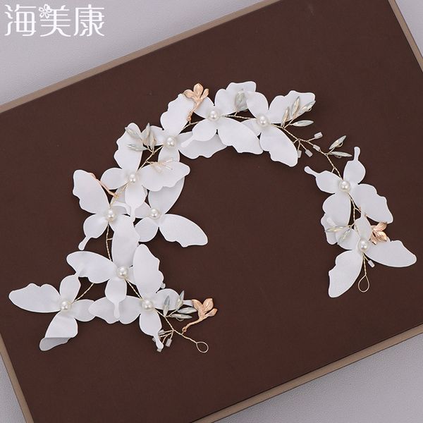 haimeikang white butterfly flowers crown hair band bride wedding headwear girls flower garland holiday travel hair accessories
haimeikang white butterfly flowers crown hair band bride wedding headwear girls flower garland holiday travel hair accessories