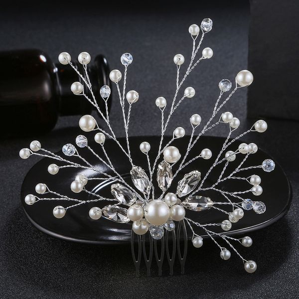 pearl headdress hair wedding hair combs bride head ornaments accessories bridal rhinestone women's jewelry fs33
pearl headdress hair wedding hair combs bride head ornaments accessories bridal rhinestone women's jewelry fs33