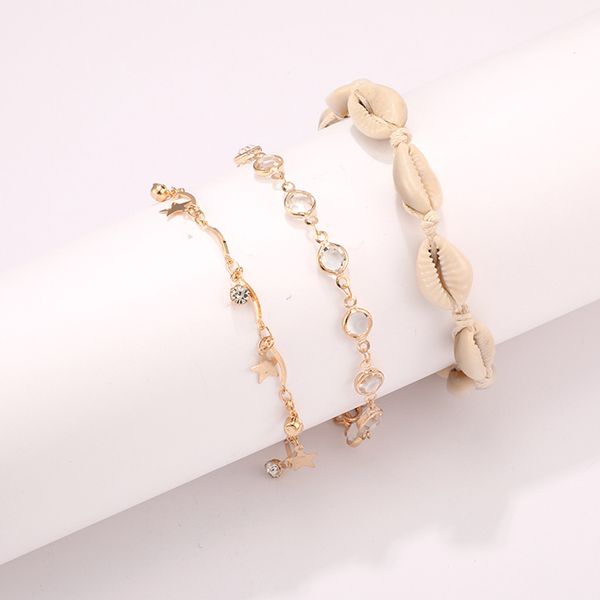 3 pieces anklet jewelry wind anklet foot chain beach ankletanklets for womenwild metal sequins national wind beach shell stars, Red;blue
3 pieces anklet jewelry wind anklet foot chain beach ankletanklets for womenwild metal sequins national wind beach shell stars, Red;blue