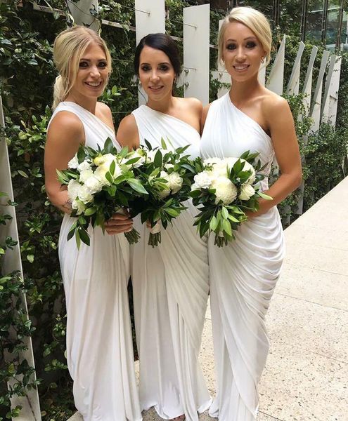 2019 beach bridesmaid dresses one shoulder summer country garden formal wedding party guest maid of honor gowns plus size custom made, White;pink
2019 beach bridesmaid dresses one shoulder summer country garden formal wedding party guest maid of honor gowns plus size custom made, White;pink