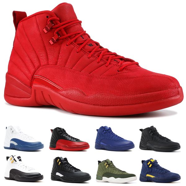 12s men designer basketball shoes 12 midnight black gym red winterized black taxi the master flu game trainer sport sneakers size 41-47
12s men designer basketball shoes 12 midnight black gym red winterized black taxi the master flu game trainer sport sneakers size 41-47