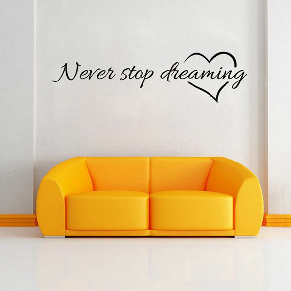 never sdreaming quote removable wall sticker vinyl art decal home room decor
never sdreaming quote removable wall sticker vinyl art decal home room decor