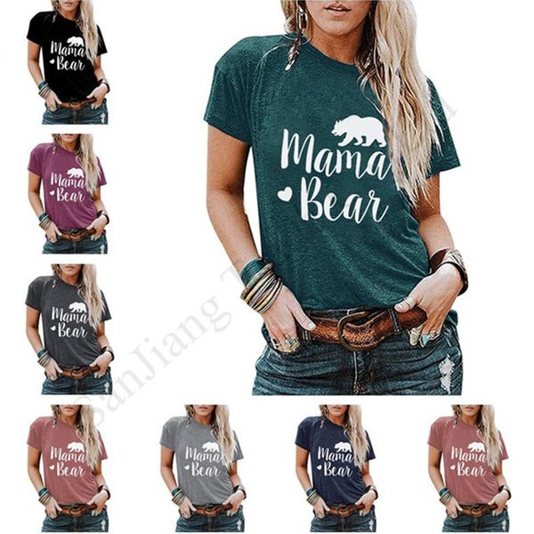 couples trendy pullover tees mama bear print men woman clothes summer short sleeve round neck t-shirt cartoon sports shirt 2020 e1903, White
couples trendy pullover tees mama bear print men woman clothes summer short sleeve round neck t-shirt cartoon sports shirt 2020 e1903, White