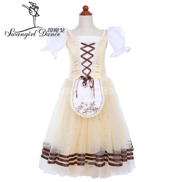 girls giselle variations ballet costume romantic peasant ballet long tutu dress professional tutu bt9244, Black;red
girls giselle variations ballet costume romantic peasant ballet long tutu dress professional tutu bt9244, Black;red