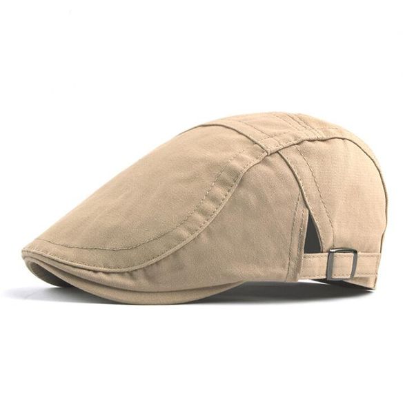 summer cotton men women beret hat british style visors flat cap hat side adjustable breathable peaked caps, Blue;gray
summer cotton men women beret hat british style visors flat cap hat side adjustable breathable peaked caps, Blue;gray