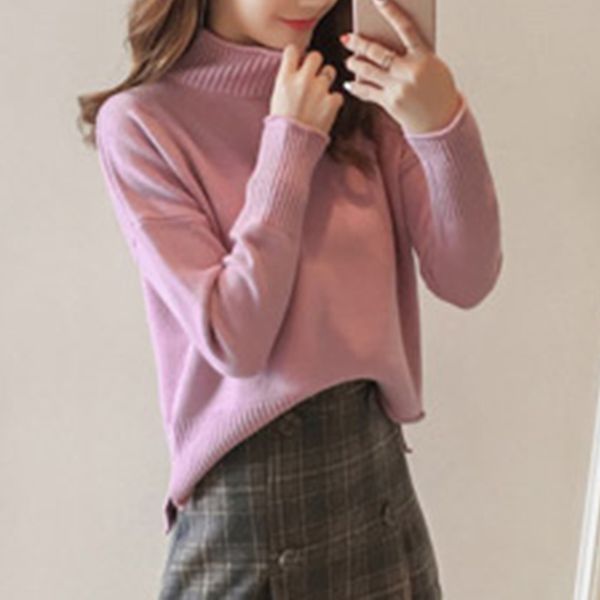 new fashion korean style knit women sweater female autumn women long sleeve pullover basic sweaters, White;black
new fashion korean style knit women sweater female autumn women long sleeve pullover basic sweaters, White;black