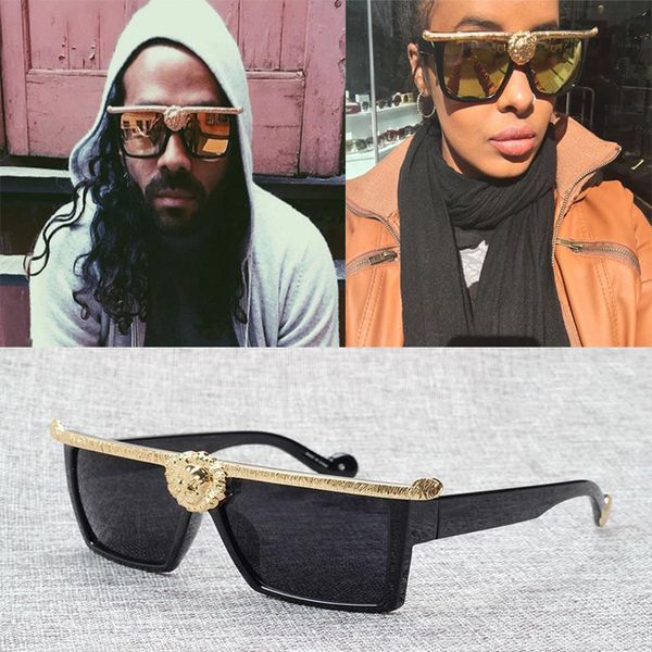 new fashion wild lion head decoration sunglasses women men brand design square frame sun glasses designer sunglasses oculos de sol, White;black
new fashion wild lion head decoration sunglasses women men brand design square frame sun glasses designer sunglasses oculos de sol, White;black