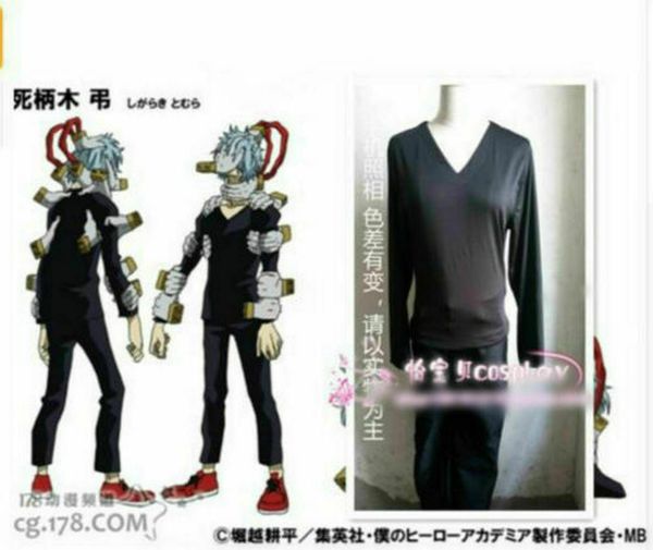 my hero academia boku no hero academia tomura shigaraki cosplay costume, Black;red
my hero academia boku no hero academia tomura shigaraki cosplay costume, Black;red