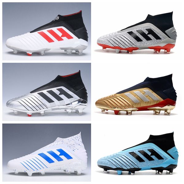 2019 new predator 19+ 302 redirect fg mens kids football boots laceless virtuso soccer cleats silver chaussures de football shoes size 3-11
2019 new predator 19+ 302 redirect fg mens kids football boots laceless virtuso soccer cleats silver chaussures de football shoes size 3-11