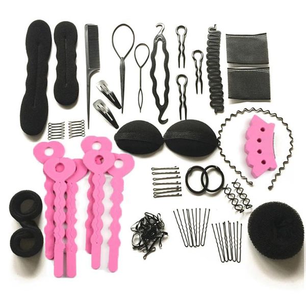 20pcs/set hair braider set magic hair bun clip maker hairpins roller kit styling tools sponge fishbone twist braid tool, Brown
20pcs/set hair braider set magic hair bun clip maker hairpins roller kit styling tools sponge fishbone twist braid tool, Brown