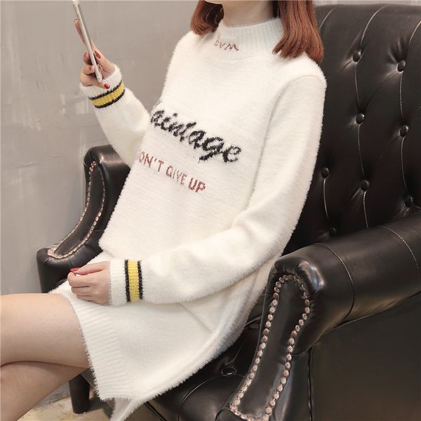 women turtleneck knitted dress 2019 autumn winter clothes korean elegant loose long sleeve large size ladies sweater dresses p98, Black;gray
women turtleneck knitted dress 2019 autumn winter clothes korean elegant loose long sleeve large size ladies sweater dresses p98, Black;gray