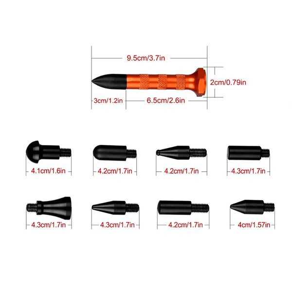 super pdr rubber hammer knock down tools with 9pcs headstap down pen dent removal tool set dent repair tools
super pdr rubber hammer knock down tools with 9pcs headstap down pen dent removal tool set dent repair tools