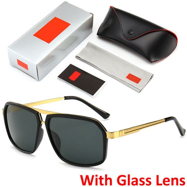 Top Quality Glass Lens Mens Luxury Designer Sunglasses Men Brand Classic Metal Designer Glasses Mens Sunglasses With Retail Box and Case
Top Quality Glass Lens Mens Luxury Designer Sunglasses Men Brand Classic Metal Designer Glasses Mens Sunglasses With Retail Box and Case