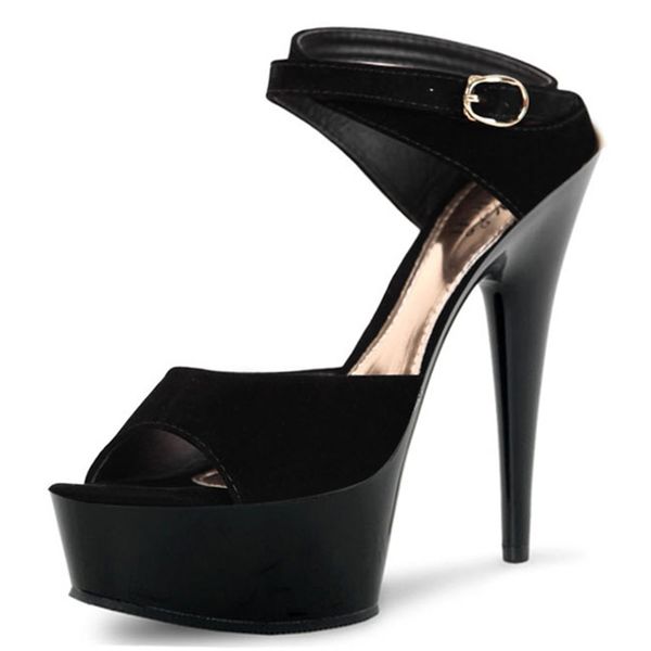 wholesale fetish casual 15cm super high heels women shoes open-toe ankle-buckle thick platform buckle sandals leather, Black
wholesale fetish casual 15cm super high heels women shoes open-toe ankle-buckle thick platform buckle sandals leather, Black