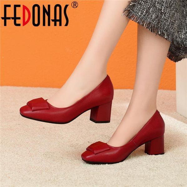 fedonas spring quality genuine leather shallow women pumps elegant office basic dancing shoes woman plus size square heels, Black
fedonas spring quality genuine leather shallow women pumps elegant office basic dancing shoes woman plus size square heels, Black