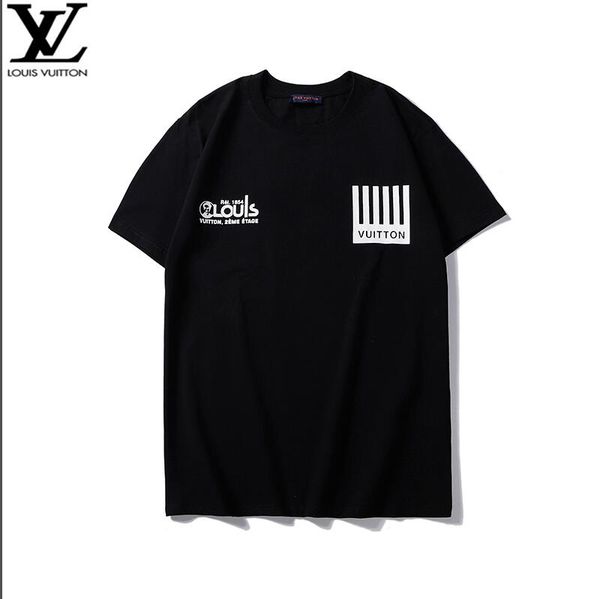 2019 men's summer new fashion sports t-shirt solid color printing short-sleeved men's t-shirt embroidered cotton t-shirt male--2, Black
2019 men's summer new fashion sports t-shirt solid color printing short-sleeved men's t-shirt embroidered cotton t-shirt male--2, Black