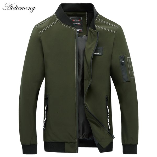 bomber jacket men new casual slim fit mens jacket zipper lightweight solid fashion mens coats thin male outwear windbreaker, Black;brown
bomber jacket men new casual slim fit mens jacket zipper lightweight solid fashion mens coats thin male outwear windbreaker, Black;brown