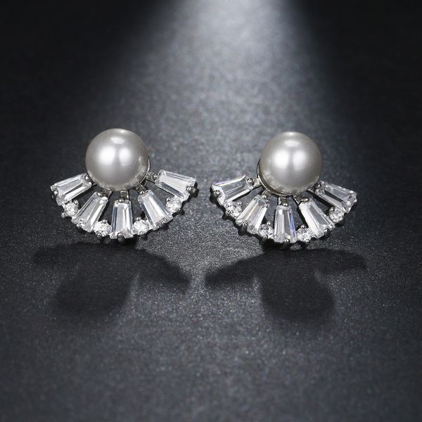 pearl earrings woman fashion geometric crystal earrings charm zirconia cute jewelry gifts, Golden;silver
pearl earrings woman fashion geometric crystal earrings charm zirconia cute jewelry gifts, Golden;silver