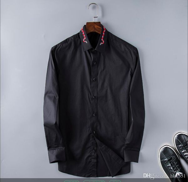 19 бренд мужской бизнес повседневная рубашка мужская с длинным рукавом полосатый slim fit camisa masculina социальные мужские футболки новая, White;black
19 бренд мужской бизнес повседневная рубашка мужская с длинным рукавом полосатый slim fit camisa masculina социальные мужские футболки новая, White;black