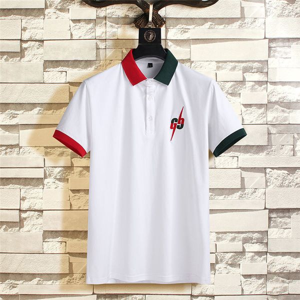 fashion brand designer polos men casual t shirt embroidered medusa cotton polo shirt high street collar luxury polos shirts, White;black
fashion brand designer polos men casual t shirt embroidered medusa cotton polo shirt high street collar luxury polos shirts, White;black