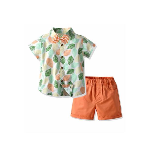 summer sports leisure boys go to the sea for a holiday flower shirt short-sleeved beach orange blue shorts suit, White
summer sports leisure boys go to the sea for a holiday flower shirt short-sleeved beach orange blue shorts suit, White