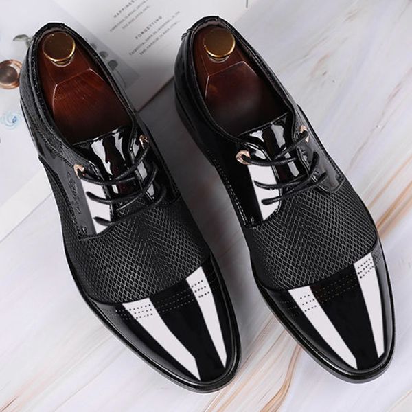 reetene big size dress quality formal lace-up business oxford brand men wedding pointy shoes 38-48 y200420, Black
reetene big size dress quality formal lace-up business oxford brand men wedding pointy shoes 38-48 y200420, Black
