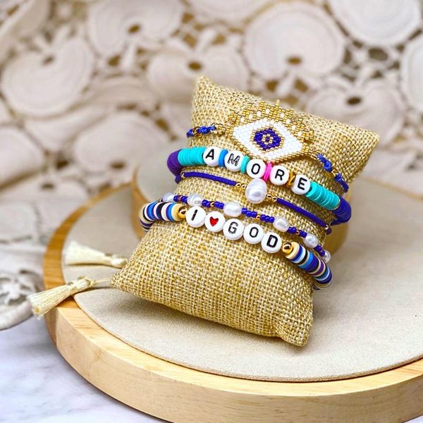 charm bracelets go2boho freshwater pearls bracelet for women miyuki evil eye pulseras moda femme heishi armband letter summer jewelry, Golden;silver
charm bracelets go2boho freshwater pearls bracelet for women miyuki evil eye pulseras moda femme heishi armband letter summer jewelry, Golden;silver