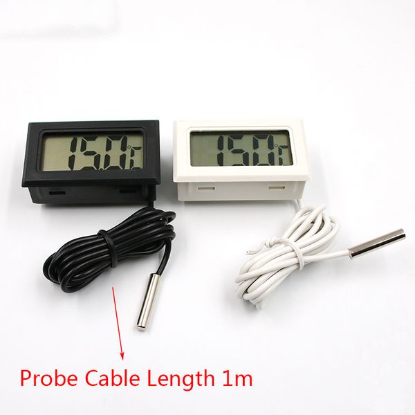 Digital LCD Car Thermometer Probe 1M -50~110 Celsius Humidity Temperature Tester Instruments Hygrometer Pyrometer Thermostat
Digital LCD Car Thermometer Probe 1M -50~110 Celsius Humidity Temperature Tester Instruments Hygrometer Pyrometer Thermostat