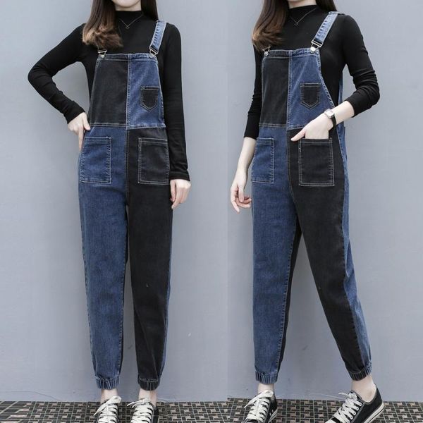 fashion women denim jumpsuit ladies spring fashion loose jeans rompers female casual overall playsuit with pocket, Blue
fashion women denim jumpsuit ladies spring fashion loose jeans rompers female casual overall playsuit with pocket, Blue