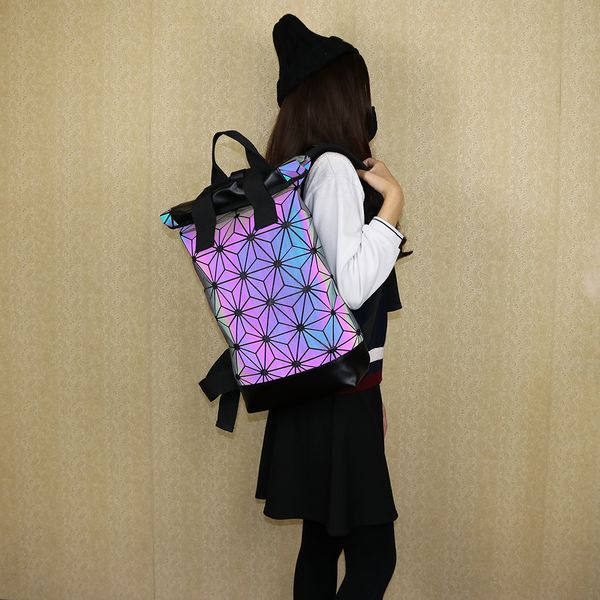 new style outdoor large-volume sports hiking bag miyake geometry rhombus fashion night light color changing colorful backpack wo
new style outdoor large-volume sports hiking bag miyake geometry rhombus fashion night light color changing colorful backpack wo