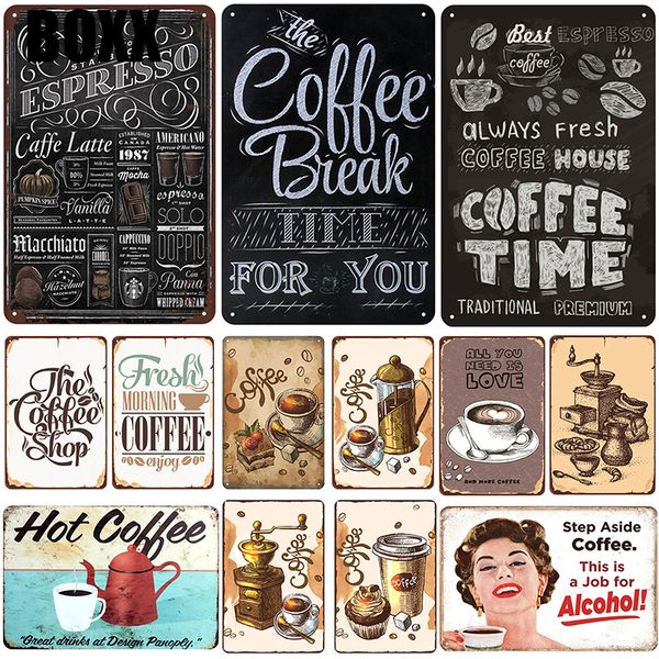 coffee plaque metal vintage tin sign pin up shabby chic decor metal signs vintage bar decoration metal poster wall art modern paintings
coffee plaque metal vintage tin sign pin up shabby chic decor metal signs vintage bar decoration metal poster wall art modern paintings