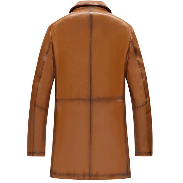 genuine leather jacket autumn winter jacket men cow leather jacket streetwear long coat chaqueta hombre lsy088282 my1244, Black
genuine leather jacket autumn winter jacket men cow leather jacket streetwear long coat chaqueta hombre lsy088282 my1244, Black