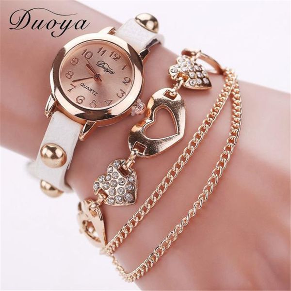 women watches fashion bracelet watch ladies quartz wrist watch heart-shaped decoration leather belt clock zegarek damski 2019, Slivery;brown
women watches fashion bracelet watch ladies quartz wrist watch heart-shaped decoration leather belt clock zegarek damski 2019, Slivery;brown