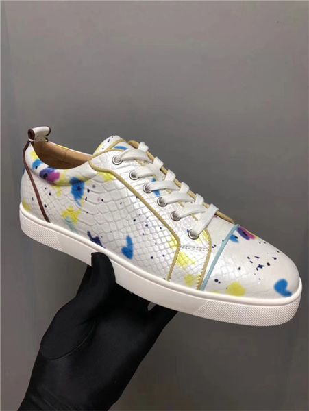 men s casual shoes, party dress, low-cut pin, red soles, sequined leather shoes, luxury red soles, leisure outdoor flat shoes, Black
men s casual shoes, party dress, low-cut pin, red soles, sequined leather shoes, luxury red soles, leisure outdoor flat shoes, Black