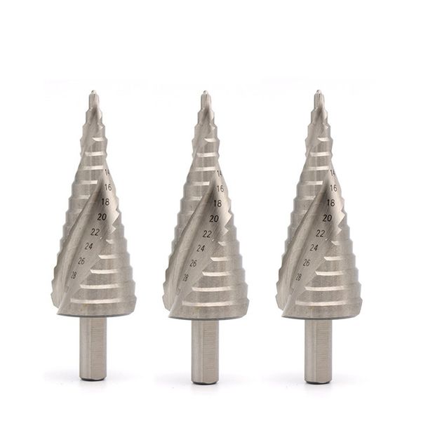 hss high-speed steel triangular shank white drill spiral step drill pagoda multi-function bit 4-32mm 1pcs
hss high-speed steel triangular shank white drill spiral step drill pagoda multi-function bit 4-32mm 1pcs