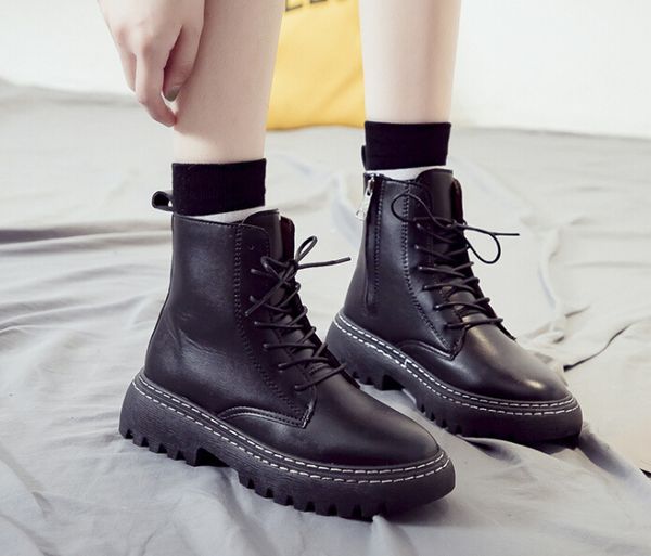 martin boots women's shoes new autumn and winter net red wild england autumn and winter plus cashmere motorcycle short boots, Black
martin boots women's shoes new autumn and winter net red wild england autumn and winter plus cashmere motorcycle short boots, Black